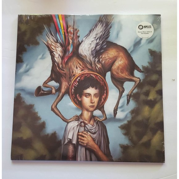 Circa Survive - Blue Sky Noise Trans Blue w/ Blue, Yellow, & Red Splatter Vinyl - Picture 1 of 2